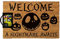 Disney Christmas (A Nightmare Awaits) Doormat, Multi Coloured, 40 x 60cm