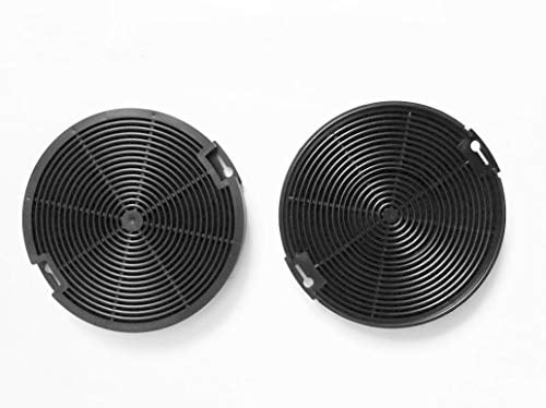 Kohlefilter für Abzugshauben - passender Ersatzfilter für AEG-Elektrolux EFF75 - EFC60151, EFC90151, EFG50022, EFG7390, EFG750, EFP50637, EFP6500, EFP9500-15 cm rund - 2 Stück
