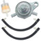 AISEN Benzinhahn & Benzinschlauch Benzinfilter Unterdruck Ventil für Rex RS 400 450 460 500 600 700 und die meisten China 4-Takt Roller GY6