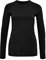 OPUS Damen Langarmshirt | SMILLA Slim Longsleeve aus Jersey Black, 40