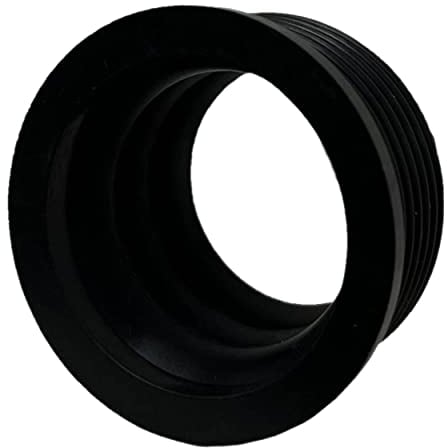 VILSTEIN Universal Siphon Dichtung für Abflussrohr, 40 mm x 32 mm Gummimanschette für Waschbecken Ablauf, Wandrosette für Waschtisch und Abflussrohr