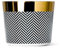 Fürstenberg - Sieger Design - Champagnerbecher, Becher, Kaffeebecher - Heringbone - Porzellan - echtes Gold - 300 ml