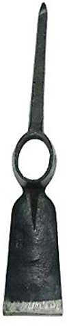 Shop of Wonder Kreuzhacke Spitzhacke Krampen Pickel - 2 KG schwarz