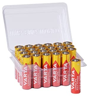 Varta Longlife Max Power kompatibel mit AAA Micro Alkaline Batterien (LR3, 24 Stück) | Leistungsstark & Langlebig | Ideal für Fernbedienung, Spielzeug, Taschenlampe & mehr