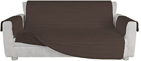 MB HOME Rutschfester Sofa Schonbezug Cozy, Braun, Dreisitzer