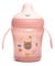 Suavinex, Vaso Aprendizaje Bebé, Con Boquilla Rígida y Asas, Para Bebés +6 Meses, Apto Para Lavavajillas, Color Rosa, 200ml