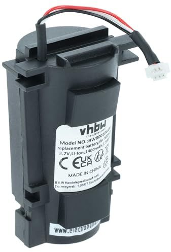 vhbw Akku Ersatz für 00-06260A | 46-46870, 46-00518, BJ-9535X-1K1KSM, MET-46-0051 für Barcodescanner POS (1400 mAh, 3,7 V, Li-Ion)