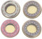 YARNOW Teedose Vorratsdose Metalldosen Safran Dose: 4 Stücke Leere Blechdose mit Deckel Metall Vintage Keksdose Süßigkeiten Behälter Gewürzdose für Losen Tee Weihnachten