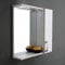 Kiamami Valentina Espejo de baño de Roble Blanco con luz led