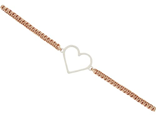Armband - Enjoy Your Life - Herz - braun