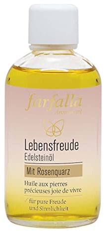 Farfalla Edelsteinöl, Lebensfreude mit Rosenquarz, 100ml (2)