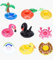 9 Pezzi Portabicchieri Galleggiante，Gonfiabili Galleggianti Porta Bicchieri，per Feste estive in Piscina e Giochi da Bagno per Bambini in Acqua.