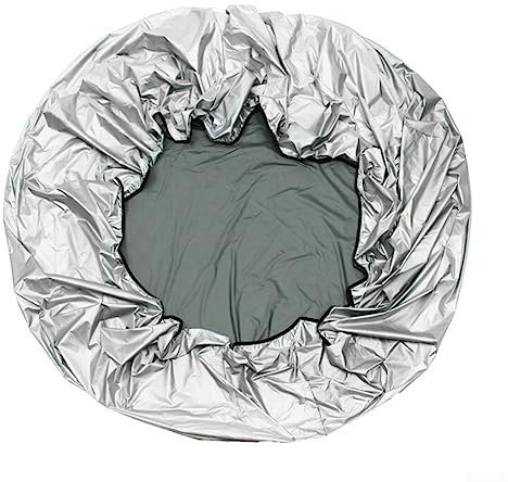 Housse ronde étanche pour baignoire et spa - Housse de protection quotidienne anti-poussière en tissu Oxford 215 x 70 cm