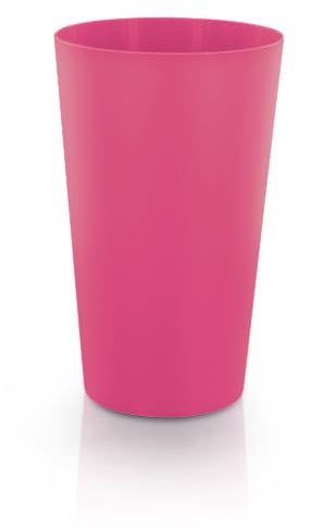 Wiloo - Gobelet Octobre Rose - Plastique Polypropylène Rigide - Lavable et Réutilisable (50)
