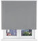 HOME MERCURY- Estor Opaco Enrollable Blackout, Estores térmicos, Persiana Enrollable Blackout para Ventanas. Fácil Instalación (120x180cm, Gris)