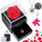 Rosa Eterna, Regalo Mamma, Vera Eterna Regalo Donna, Eterna Stabilizzata, Idea Regalo per Lei con Collana I Love You e Portachiavi Coppie, per San Valentino, Moglie, Mamma, Compleanno