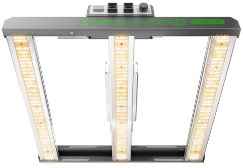 MARS HYDRO 2025 LED Pflanzenlampe FC-E1500 LED Grow Lampe 150W Vollspektrum Grow Light Dimmbare Daisy Chain Wachstumslampe für Gemüse Blume 75x75CM Abdeckung