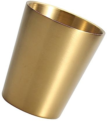 GOOHOCHY Vasos de de Metal de 250 Ml Vasos de Acero Inoxidable de Doble Capa Vasos de Cerveza para Café Aislamiento Térmico No Dorados