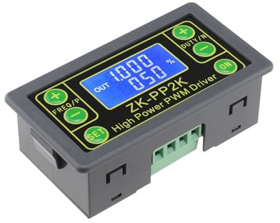 YINETTECH Regolatore Di Velocità Del Motore PWM ZK-PP2K Generatore Di Frequenza Di Impulsi PWM DC 3.3~30V 12V 24V Modulo Ciclo Di Frequenza Di Impulsi LCD Per Generatore Di Segnale