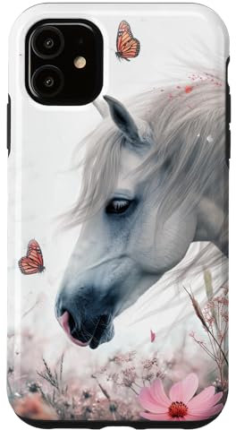 Horse Butterfly Horse Lover Case for iPhone 11