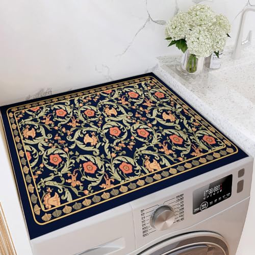 QHanky Diatomita de Protector 40 * 50cm Superior para Lavadora y Secadora,para Lavadora y Secadora Almohadilla Protectora de Goma Antideslizante Impermeable para Lavadora y Secadora