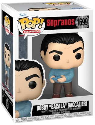 Funko POP! TV: The Sopranos - Bobby Baccalieri | Offizielles Crime Drama Merch - Vinyl Sammelfigur als Regal Deko - Geschenkidee zum Geburtstag für Fans und Sammler