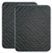 2 almohadillas protectoras de asiento impermeables, lavables para incontinencia, antideslizantes, absorbentes, para sillas de ruedas, sofás, sillones y asientos de coche, color negro (M 45 x 60 cm)