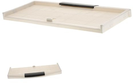 KAILIKETIY 1pc Large Keyboard Tray for Office Slide-Out Computer Tray Mouse Platform Retractable Under-Desk Design for Enhanced Comfort and Workspace Easy Installation