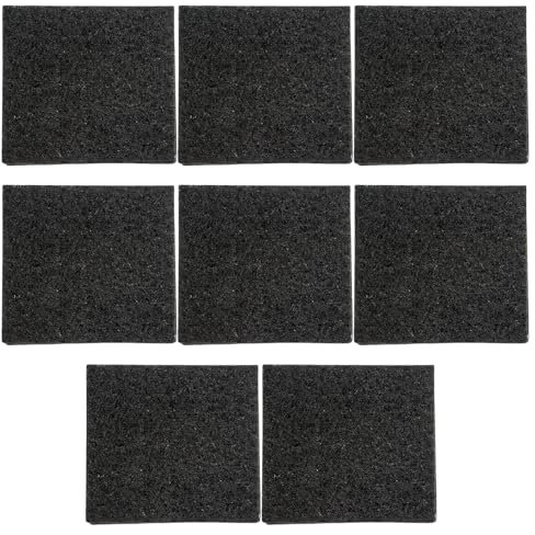 JIEHU 8 Pcs Compost Filter, Compost Bin Carbon Odour Filters, Carbon Filter Sheet for Food Waste Bin Replacement