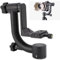 LICAEVEY Carbonfaser -Stativkopf mit Dämpfung und Schnellfreisetzung, 25 Kg Schwere 360 ​​° Pan Tilt Head für DSLR -Tele -Objektive 400 Mm+für Wildlife -Fotografie