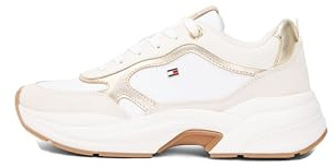 Tommy Hilfiger TH Chunky Runner Me, 0Hu, 36 EU 0HU - Gold White Ecru 36