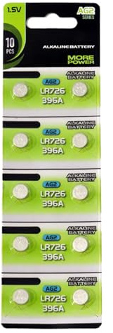 10 Piles Bouton alcalines AG0 / AG1 / AG2 / AG3, 1.55V, Sources d ' Alimentation fiables, Batterie pour appareils auditifs et médicaux