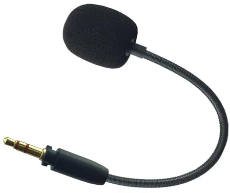 Leichtes, abnehmbares Gaming-Mikrofon mit klarem Klang, einfache Einrichtung für Headsets, Gaming-Kopfhörer, Micr für Augmenter