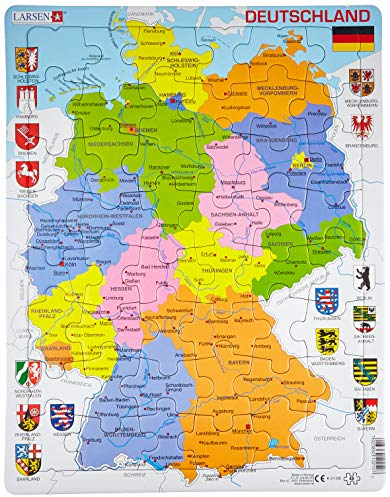 Larsen Puzzle - Deutschland (politisch) Puzzle 48 Teile
