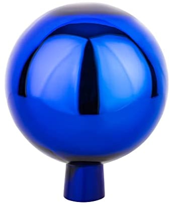 VERDOBA - Rosenkugel für außen - Dekokugel für den Garten - Deko Kugeln Garten in vielen Farben - Deko Kugeln hergestellt in Handarbeit - (blau, 20 cm)