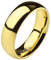 Mianova Band-Ring Edelstahl Herrenring Damenring Partnerring Trauring Verlobungsring Damen Herren Gold Größe 58 (18.5) Breit 6mm