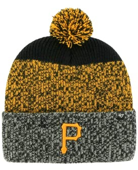 '47 Brand Knit Beanie - Cuff Pittsburgh Pirates schwarz