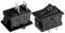 sourcing map 5Stk. AC 250V/6A 125 V / 10A 2 P I/O 2 Position schnappen Wippschalter Schwarz de