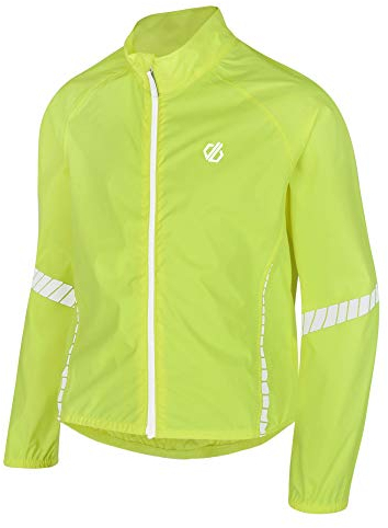 Dare 2b Kids Unisex Lightweight Waterproof Shell Jacket | Reflective Cycling Coat, Ultra Breathable ARED 5000 Polyester | Scoop Back & Elasticated Hem