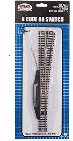Atlas 2718 Code 80 Standard No.8 Right Hand Manual Turnout