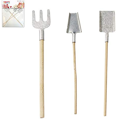 CREATIV DISCOUNT Mini-Werkzeugset ca.13 cm, 3 teilig