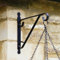 Garden Mile 14''/16'' Hanging Basket Bracket Garden Flower Basket Hanger Outdoor Hook for Bird Feeders Decorative Plant Hanger for Solar Lights & Wind Chimes Wall Mounted Bracket