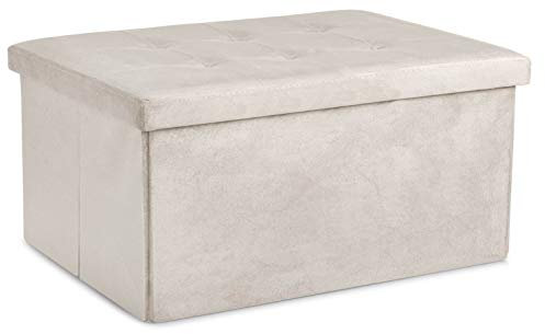 Casatessile Doppelte Velvet festgefärbte Behälterbank - Crema