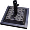 COSTWAY Base Sombrilla Terraza Exterior, Soporte Sombrilla Cuadrada Adecuada para Poste de Paraguas de φ38mm o φ48mm, Soportes para Parasol Terraza Exterior de Resina, Φ440xH330mm
