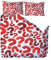 QHDXL Bettbezug mit und 2 Kissenbezu Rotes Fragezeichen Bettwäsche 3D Bettbezug Set, Verdeckter Reißverschluss, Mikrofaser mit Seidenfeeling, 2 Kissenbezug 80 * 80 cm und Bettbezug 140x200cm