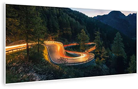 Klarstein Air Art Smart Radiador Electrico Bajo Consumo Infrarrojo de 700W para Casa, IoT/WiFi Control App, Detector Ventanas Abiertas, Termostato, Radiadores Infrarrojos Pared, Calefactores Sin CO2