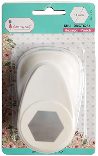 Dress My Craft Designer Punch-Hexagon 1.5