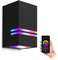 SSC-LUXon JOVO-S Wandleuchte schwarz GU10 IP44 mit Smart WiFi RGB LED Birnen (steuerung per App & Sprache) - Außenwandleuchte 1-flammig
