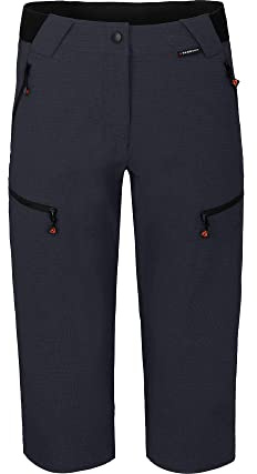 Bergson PORI Capri | Damen 3/4 Wanderhose, robust, elastisch, Night Sky [367], 34 - Damen