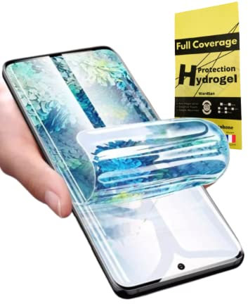 WardSan [2 Pièces Pour OPPO RENO8 5G (Reno 8 5G) 6.4 - Films de Protection d'écran Hydrogel 3D avec support téléphone doigt | Anti-choc | Compatible coques TPU | Film Protecteur TPU souple